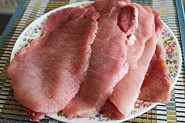 肉,牛排肉,猪排