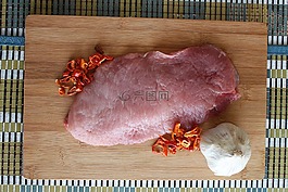 肉,牛排肉,猪排