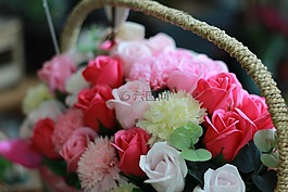 购物篮,花篮,祝贺