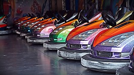 碰碰车,年市场,民俗节日