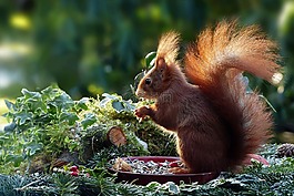 动物,松鼠,哺乳动物