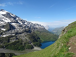 山景观,徒步旅行,高山之行