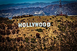 好莱坞标志,标志性建筑,山