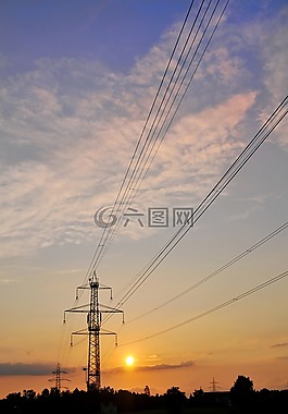 电力塔,power line tower,铁塔