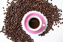 咖啡,背景,咖啡豆