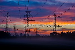 电力塔,power line tower,铁塔