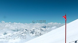 布鲁斯,山,雪