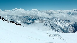 布鲁斯,山,高加索地区