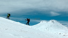 布鲁斯,山,高加索地区