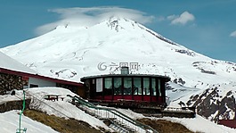布鲁斯,山,高加索地区