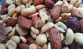 坚果,混合的坚果,食品