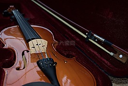 小提琴,天鹅绒,弓