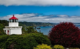 特立尼达纪念灯塔,光,加利福尼亚州