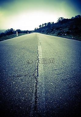 乡村道路,沥青,道路