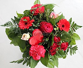 valentin,花束,花卉