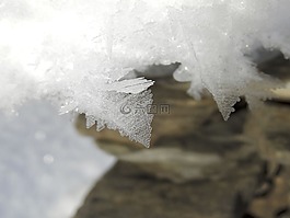 晶体,雪,冰