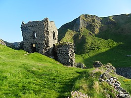 城堡,爱尔兰,kinbane城堡