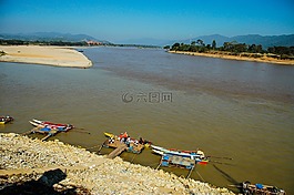 湄公河流域,河,金三角