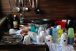 餐具,洗碗,吨