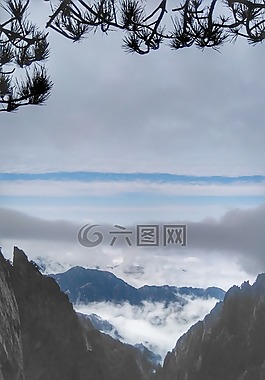 黄山,风景,云雾