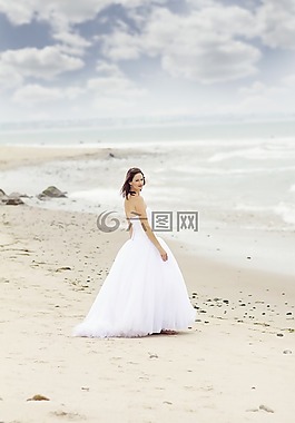 新娘,婚礼,婚姻