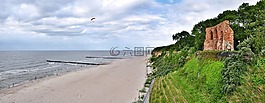 trzęsacz,波兰,海