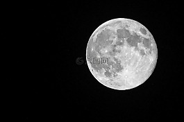 月亮,夜,洁白的月亮
