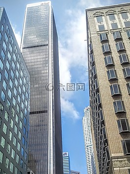 市中心区,洛杉矶,天际线