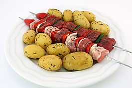 烧烤,牛肉,胆固醇
