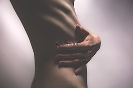 身体,女性,手