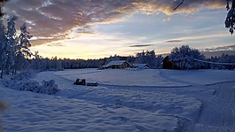 冬季的心情,雪景,冬季魔术