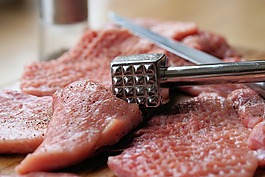 肉锤,嫩肉,炸肉排
