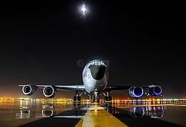 kc-135r 同温层油船,飞机,喷射