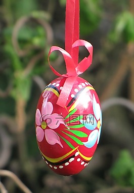 复活节,鸡蛋,被绘的蛋