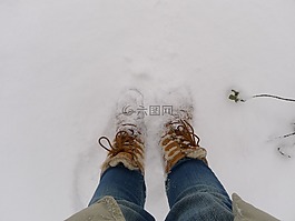 雪,冬天,雪地