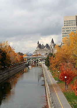 chateau laurier酒店,渥太华,里多运河