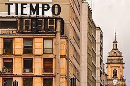 波哥大,大教堂,时钟