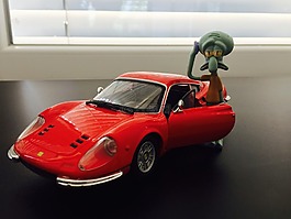 保时捷,章鱼哥,海绵宝宝