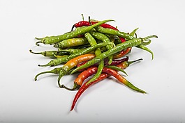 辣椒,青蒜,绿色