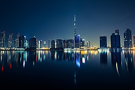 建筑物,城市,城市的灯光