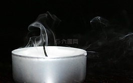蜡烛,吹灭了,吹了