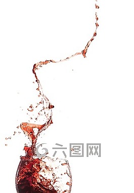 酒杯,喷雾,红葡萄酒