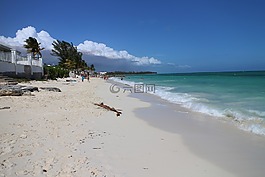 海滩,巴哈马,热带