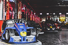 娱乐公园,碰碰车,dodgems