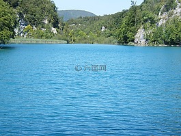 克罗地亚,plittvice,湖泊