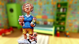 保姆,儿童教育,孩子们的房间