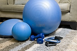 家用健身器材,蓝色健身器材,便携式健身器材