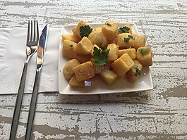 土豆,吃饭,马铃薯