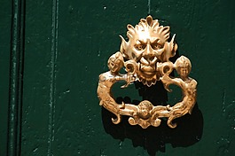 doorknocker,黄铜,金属