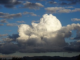 天空,云,wolkenloch
